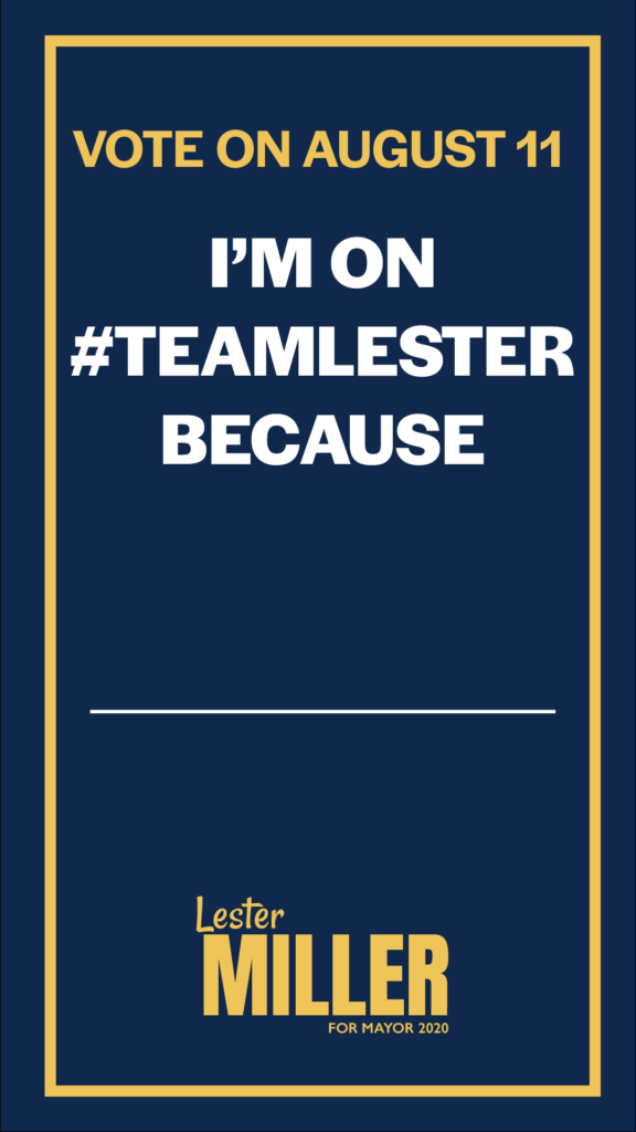 I'm on #TeamLester