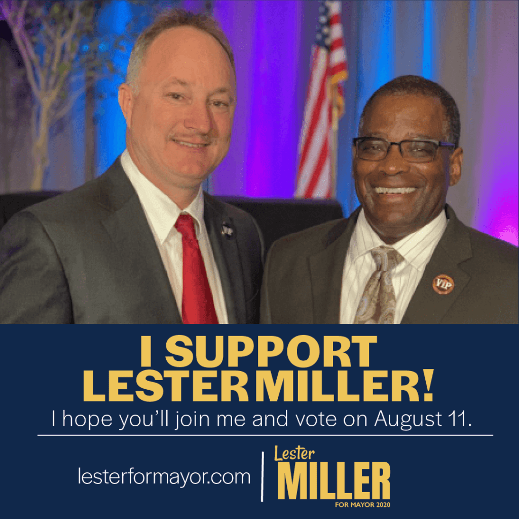 I support Lester Miller